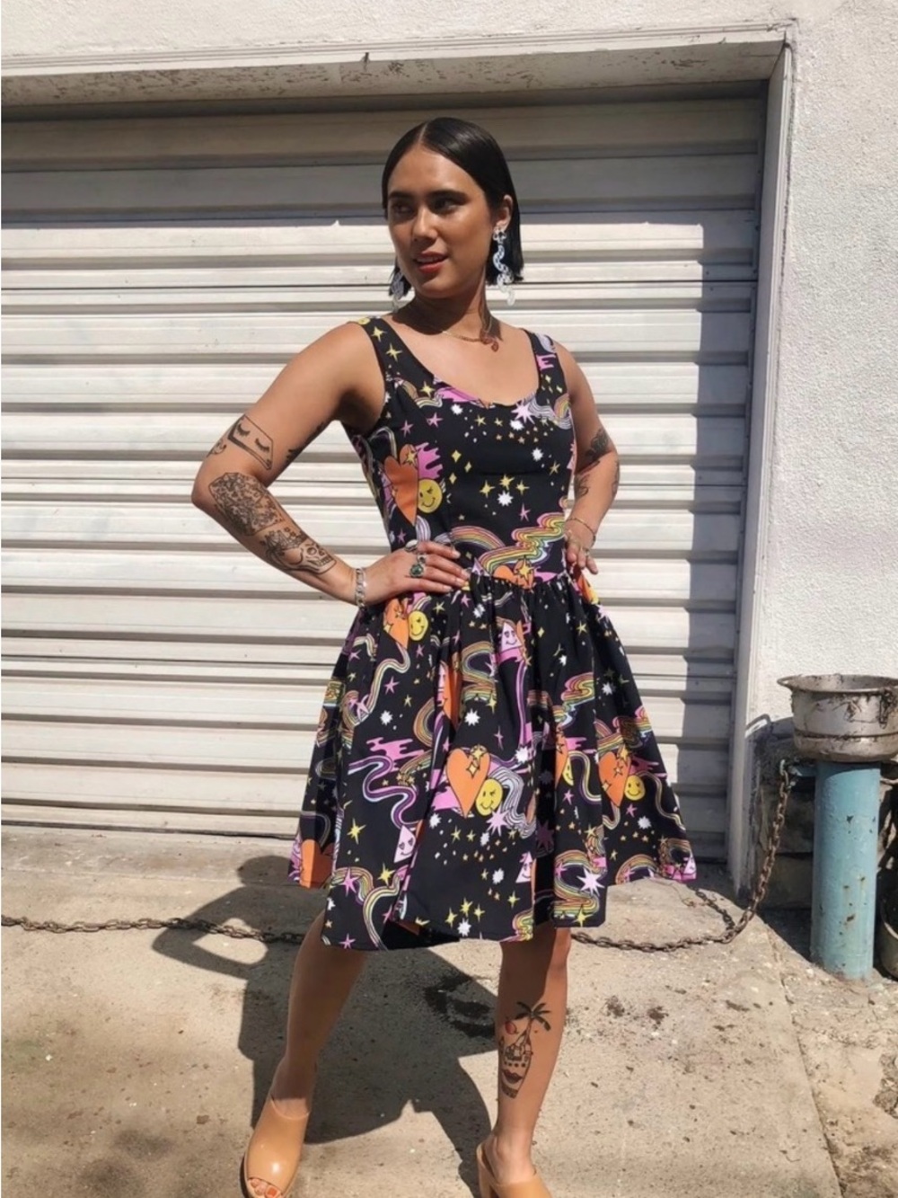 NWT Nooworks Misty rainbow dress.